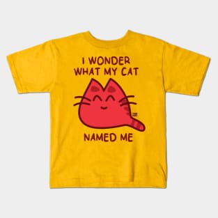 CAT NAMED ME Kids T-Shirt